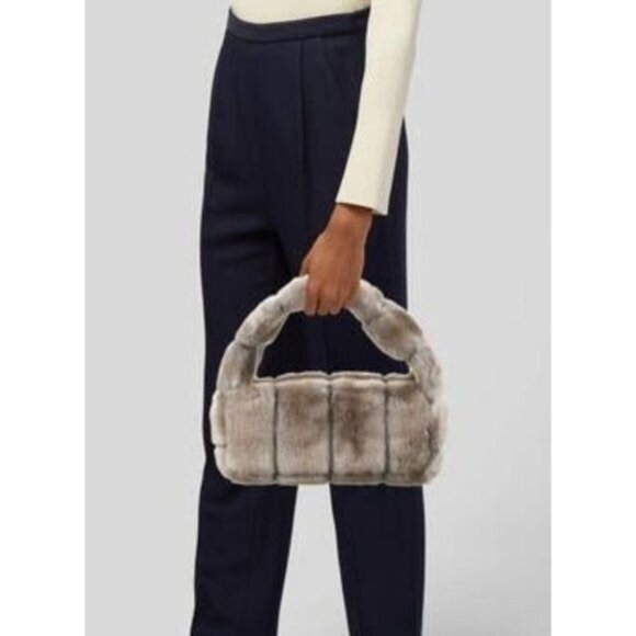 Marei 1998 Faux Fur Handle Bag in Purple - Picture 2 of 8